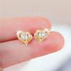 High-Grade Luxury Zirconia Earrings Simple Temperament With Fashion Earrings Ladies Love Earrings