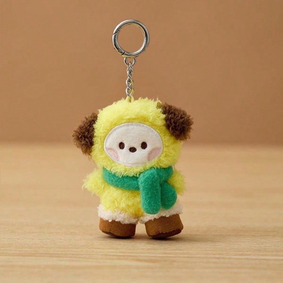 LINE FRIENDS BT21 Kpop Аниме и Мультяшные Друзья Зимние Мини-шарфы Снежные ботинки Плюшевые куклы Сумки и Прочные брелоки