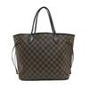 [Б/У] Сумка-тоут Neverfull Mm из клетчатого покрытого канваса с кожаной отделкой - Хорошее состояние #1SAQB5X