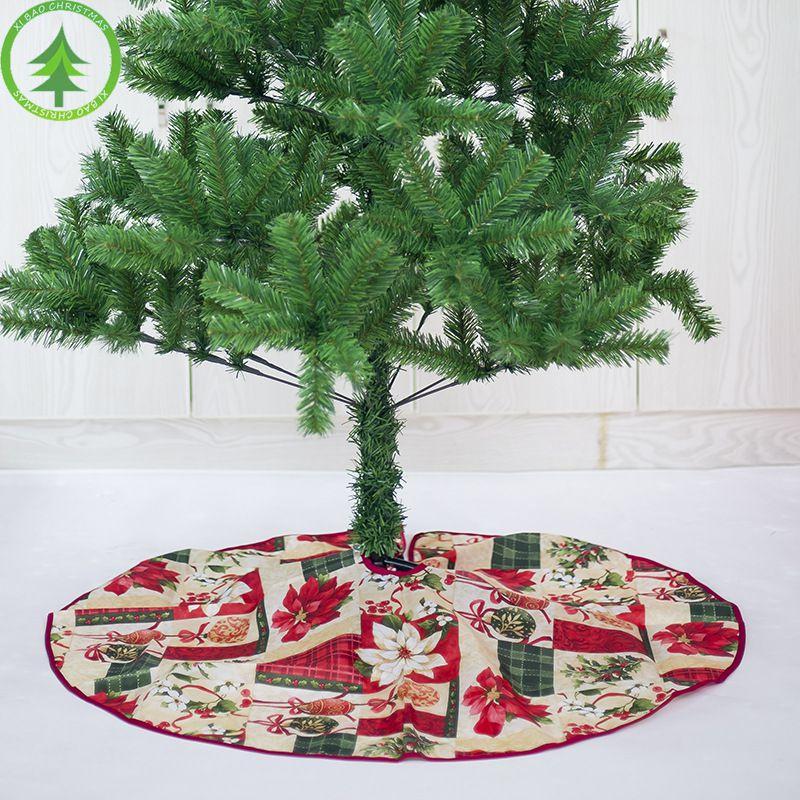 Snowman Santa Christmas Tree Skirt Decoration For Xmas Holiday Supplies Festival