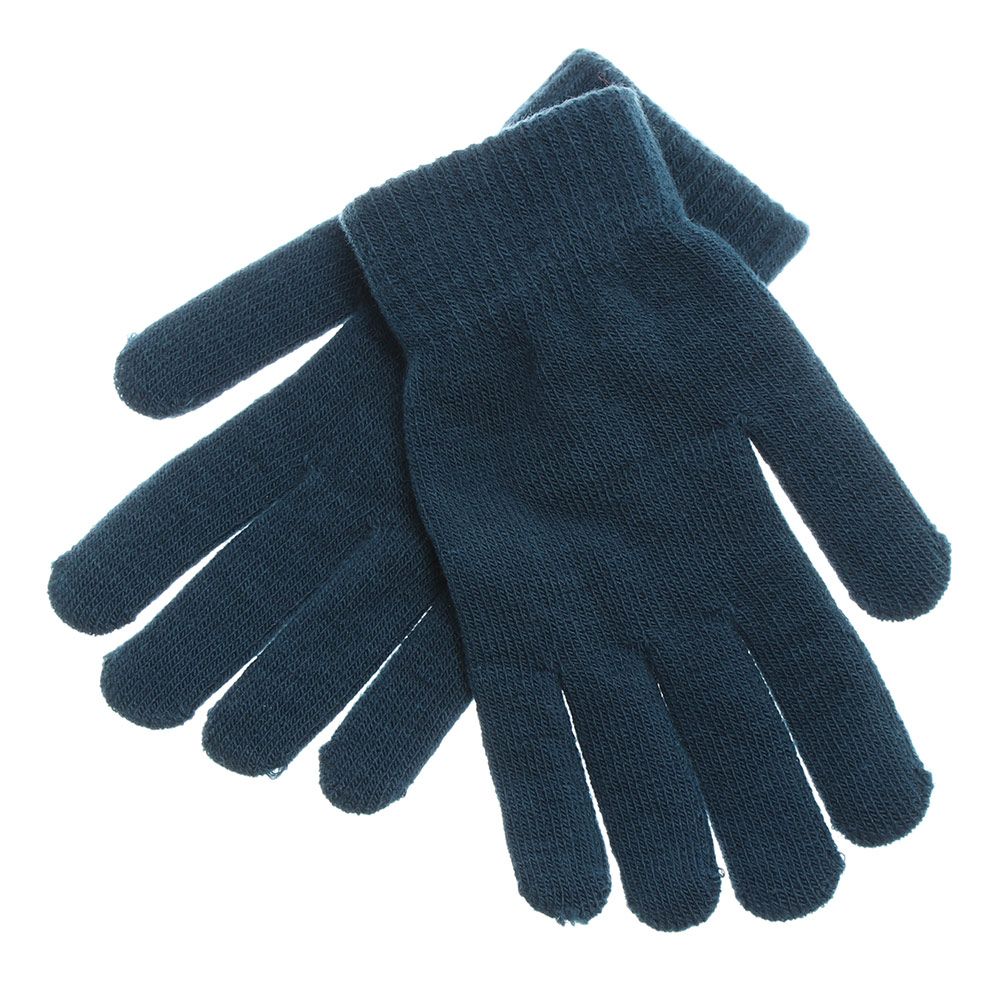 Magic Accessories Winter Warm Basic Thicken Mittens Full Fingered Gloves Plush Lining Wool Knitted