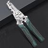 Wire Stripper Pliers Foldable Cable Crimper Wire Stripping Tool For Home Maintenance Circuit Installation Electrical Maintenance