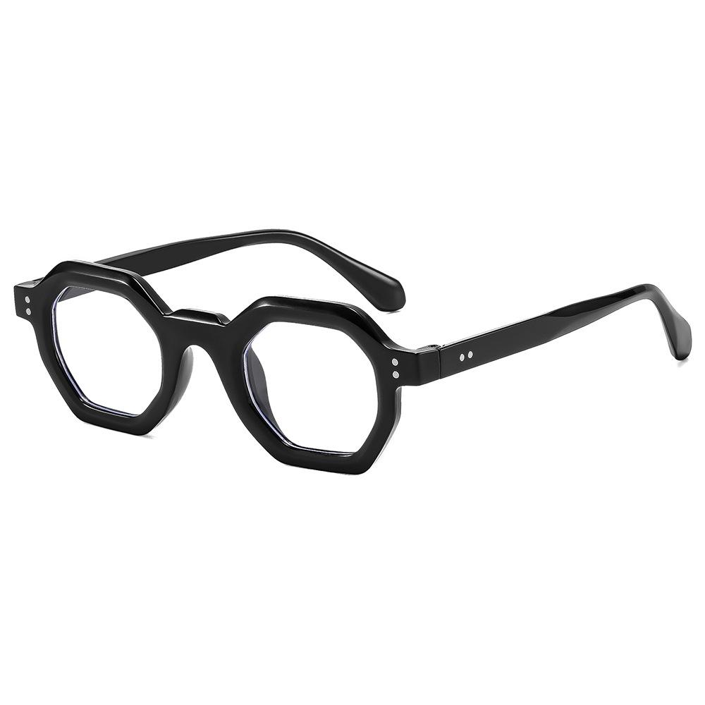 New retro square small frame sunglasses men's trendy polygonal frame fashion glasses UV protection European and American sunglasses women