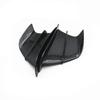 Universal motorcycle side fenders with glossy carbon coating, forged, with air deflectors