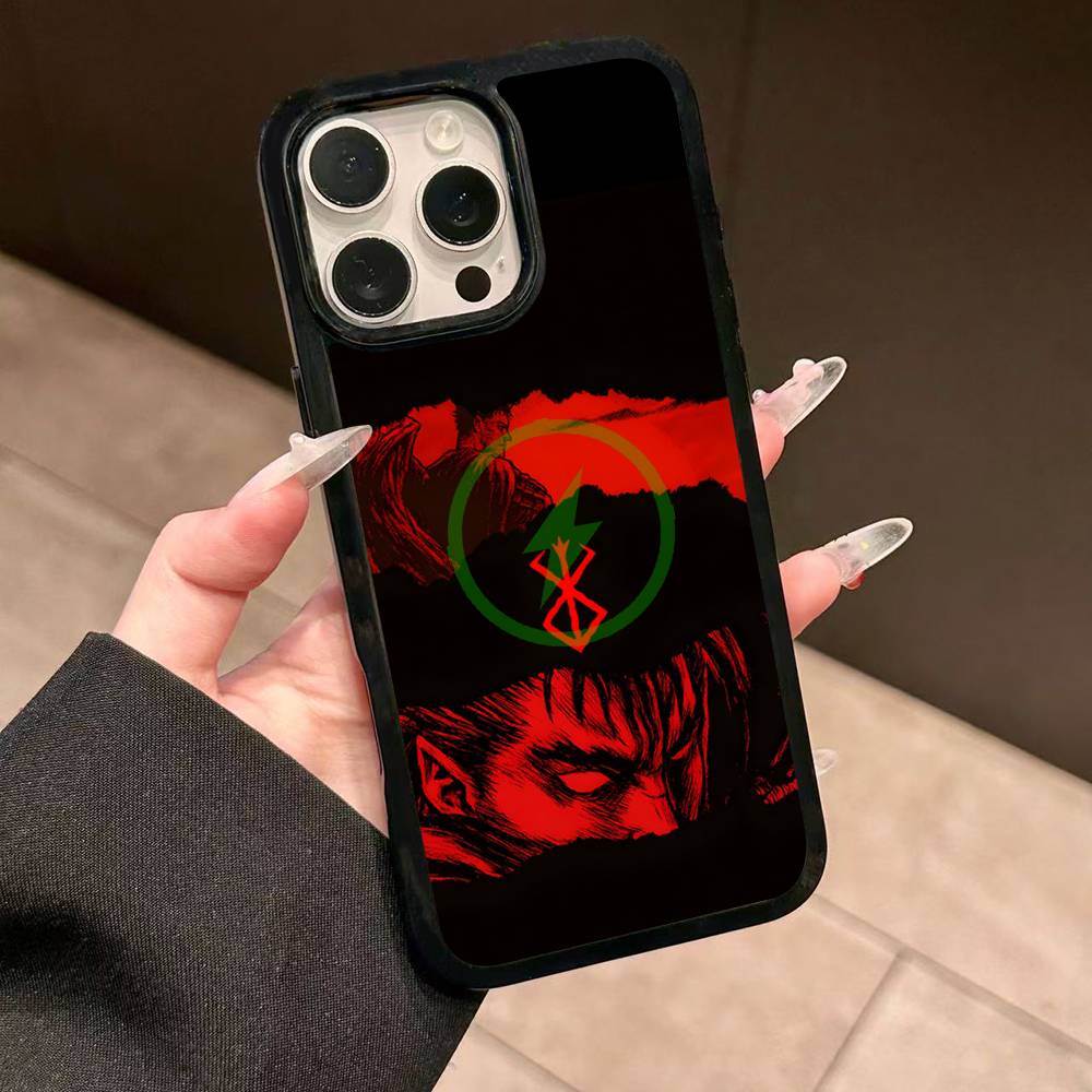 Крутой комиксный чехол Berserk для iPhone 13 14 15 11 12 16 17 Pro Max Plus Для Magsafe Магнитный корпус