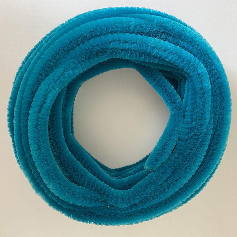 1,5 м бархатные цветы твист-палочка имитация бархата синели стебель полоса красочная мягкая бархатная твист-проволока