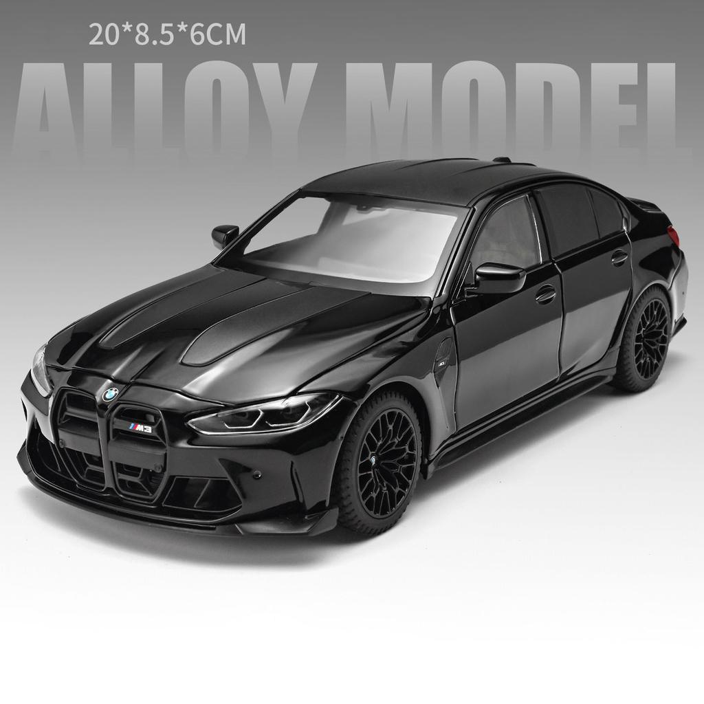 Масштаб 1:24 M3 CS LCI 530LI Модель Автомобиля Игрушка Металл Литье под Давлением Двери Открываются Спортивные Автомобили Звук Свет Модели Детский Коллекционный Предмет