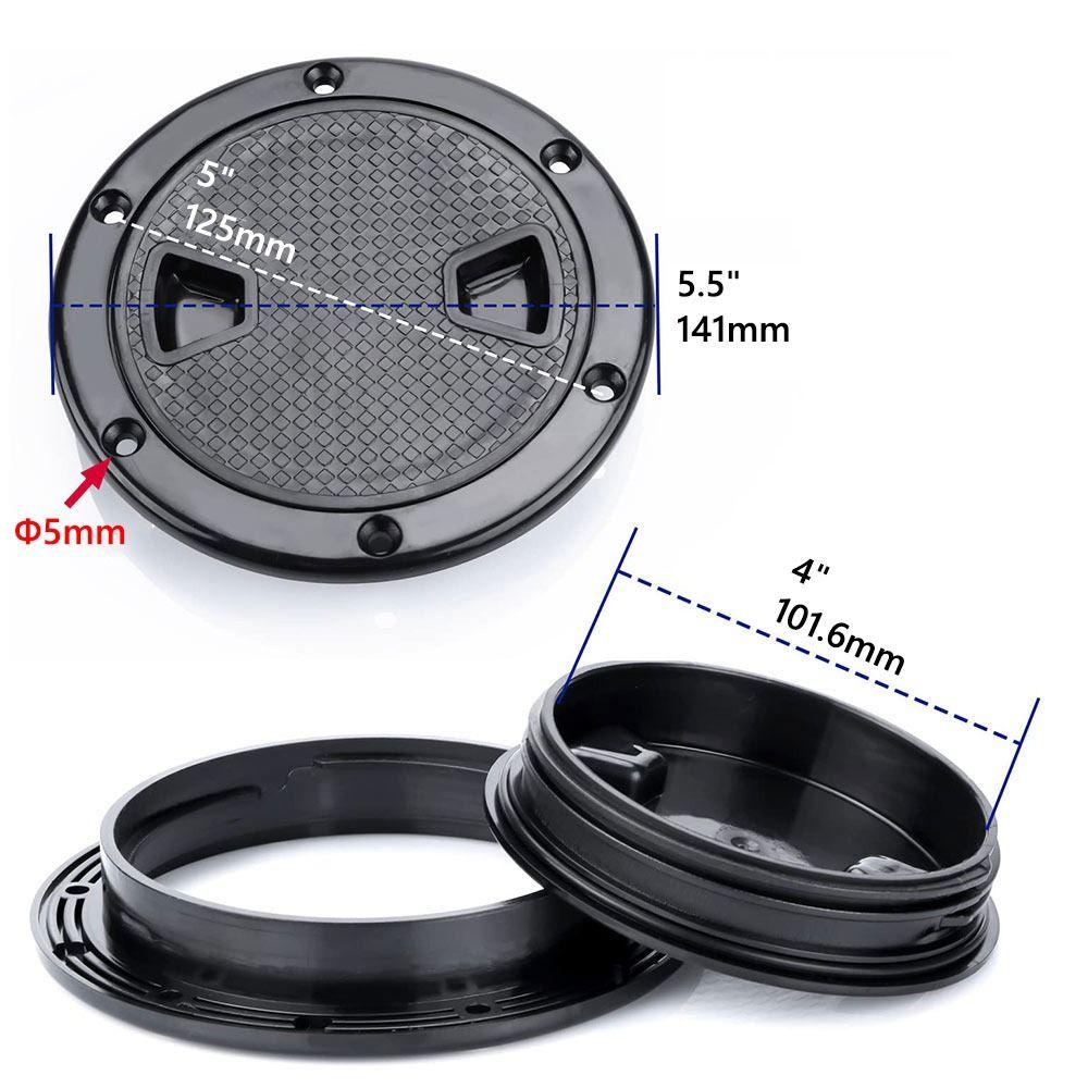 Круглый люк для лодки, морской лодки, яхты, съемная крышка, прочный люк для доступа к морю