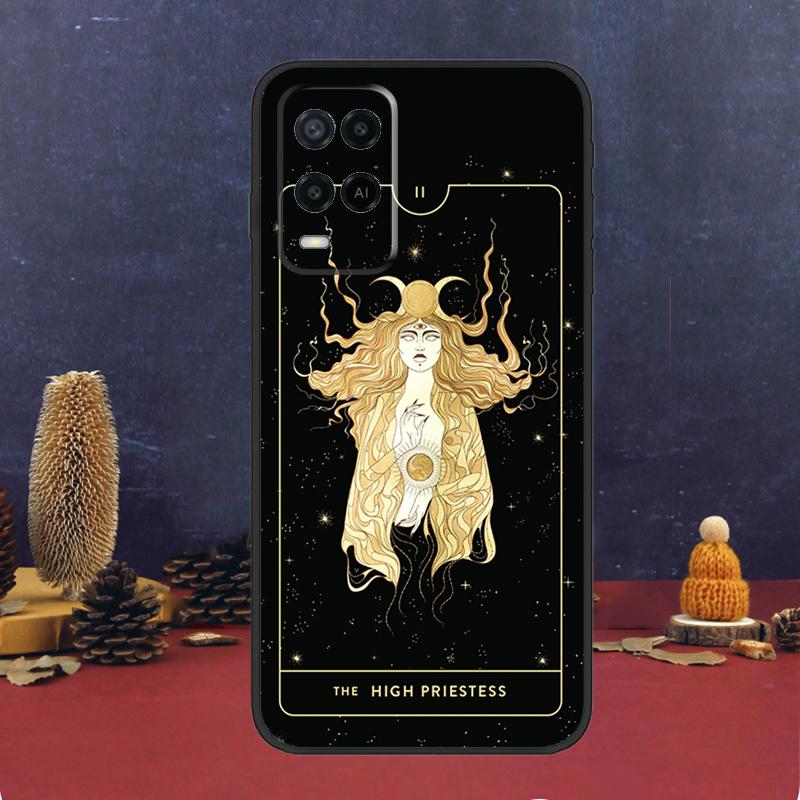 Witches Moon Tarot Mystery Totem For OPPO A58 A78 A98 A15 A16 A17 A76 A96 A77 A52 A72 A5 A9 A79 A94 A74 A57S A53S A54S Case
