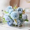 Yousheng Artificial Flowers Fake Peonies Bouquet Mixed Faux Silk Flowers Artificial Blooms Bunch for Table Centerpiece Wedding Party Decor