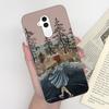 Case For Huawei Mate 20 lite Cute Astronaut Soft Matte Silicone Bumper For Huawei Mate 20lite Phone Back Cover Coque Bumper Capa