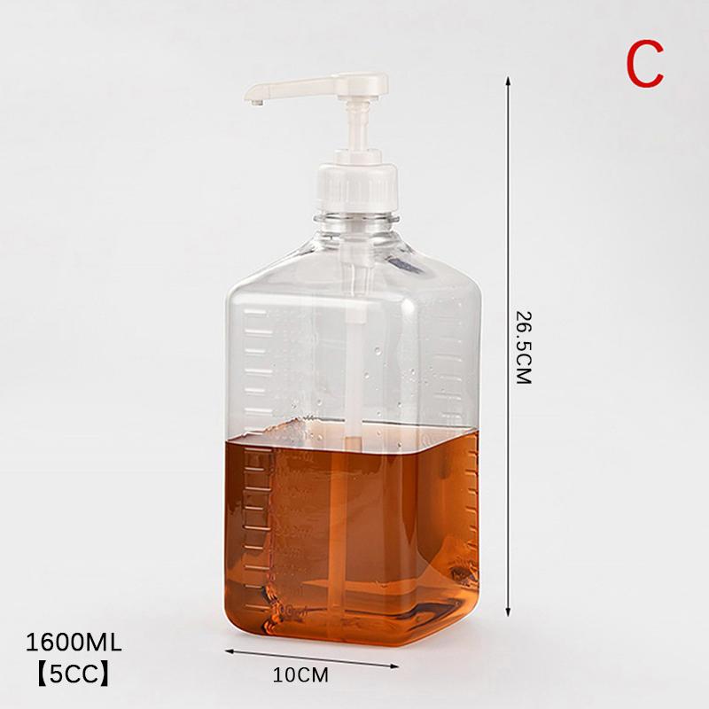 Диспенсер для кофейного сиропа на 1600 мл, многофункциональная бутылка для кетчупа с медовым соусом и помпой