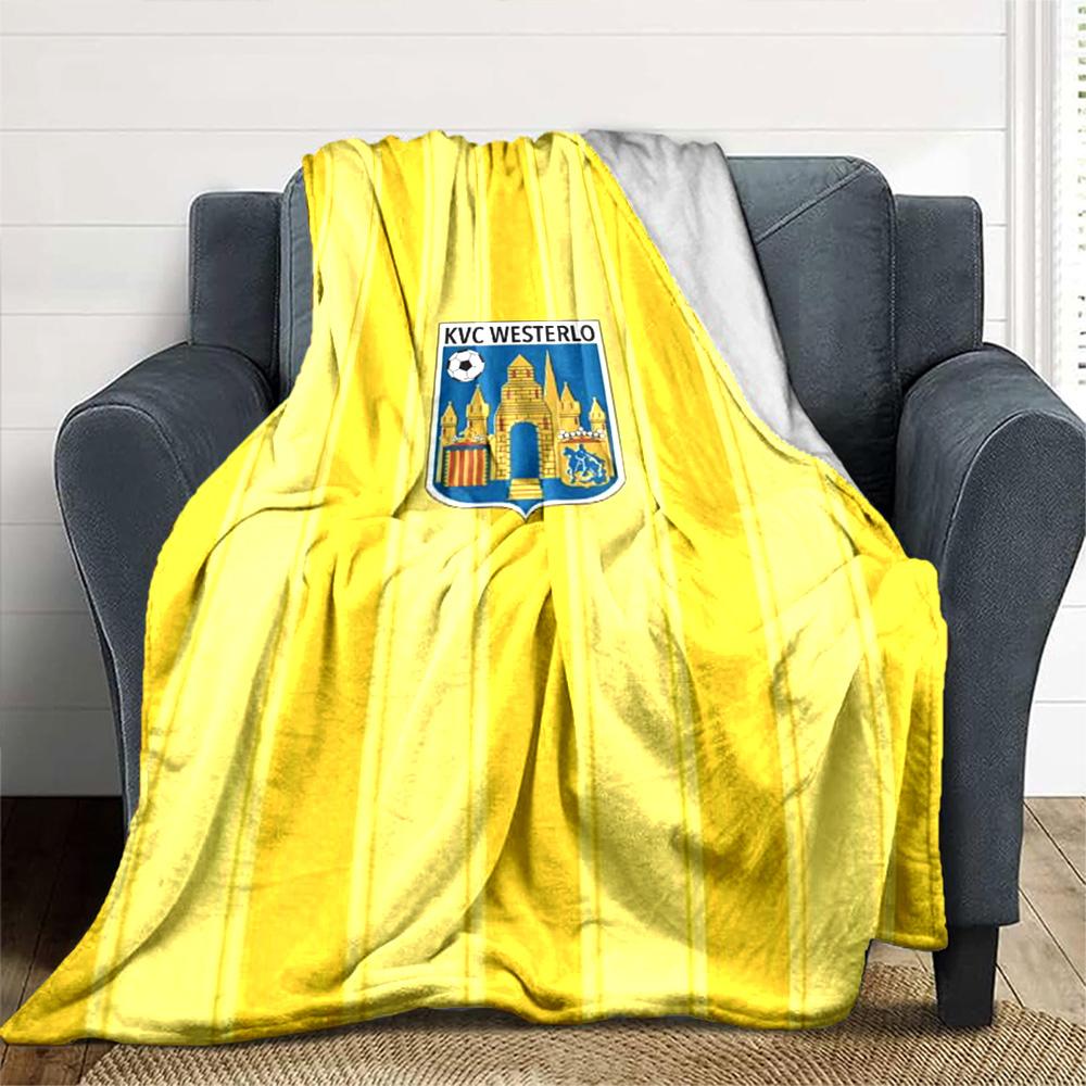 KVC Westerlo Print Flannel Blanket High Quality Warm Comfortable Cover for All Seasons Perfect for Gifts Home Decor