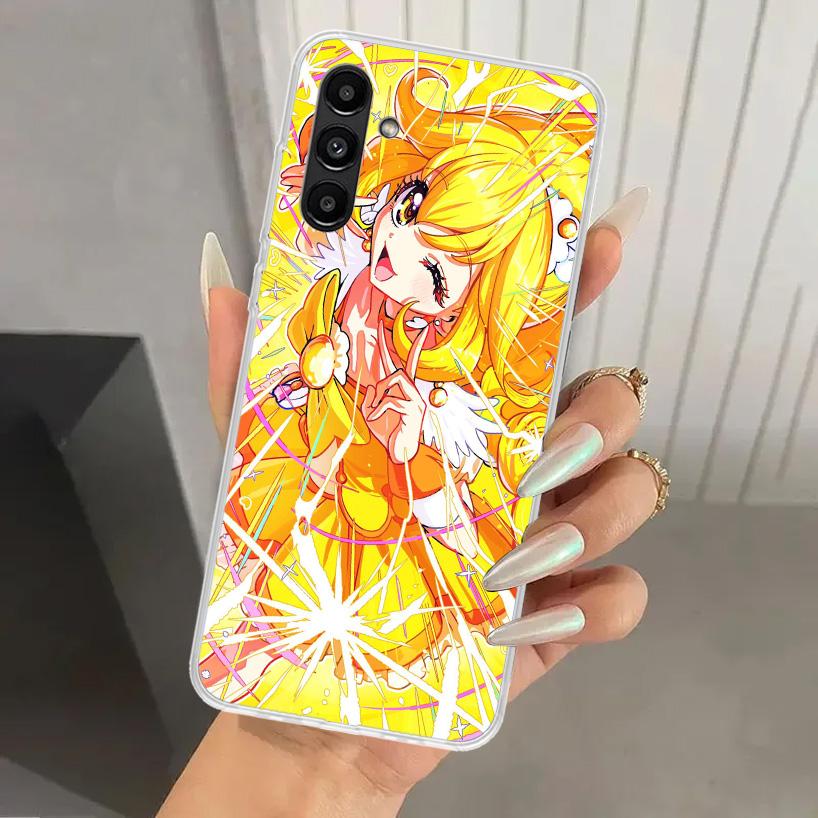Чехол для телефона Pretty Cure Anime для Samsung Galaxy A17 A16 A37 A26 A36 A57 A56 A15 A25 A35 A55 A14 A24 A34 A54 A13 A23 A33 A53 Gala