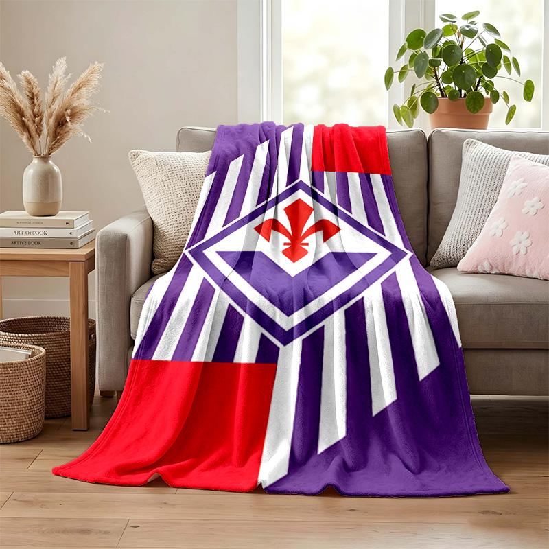 ACF Fiorentina blanket Flannel Blanket Soft Cozy Plush Throw for Sofa Bed Lightweight Home Decor