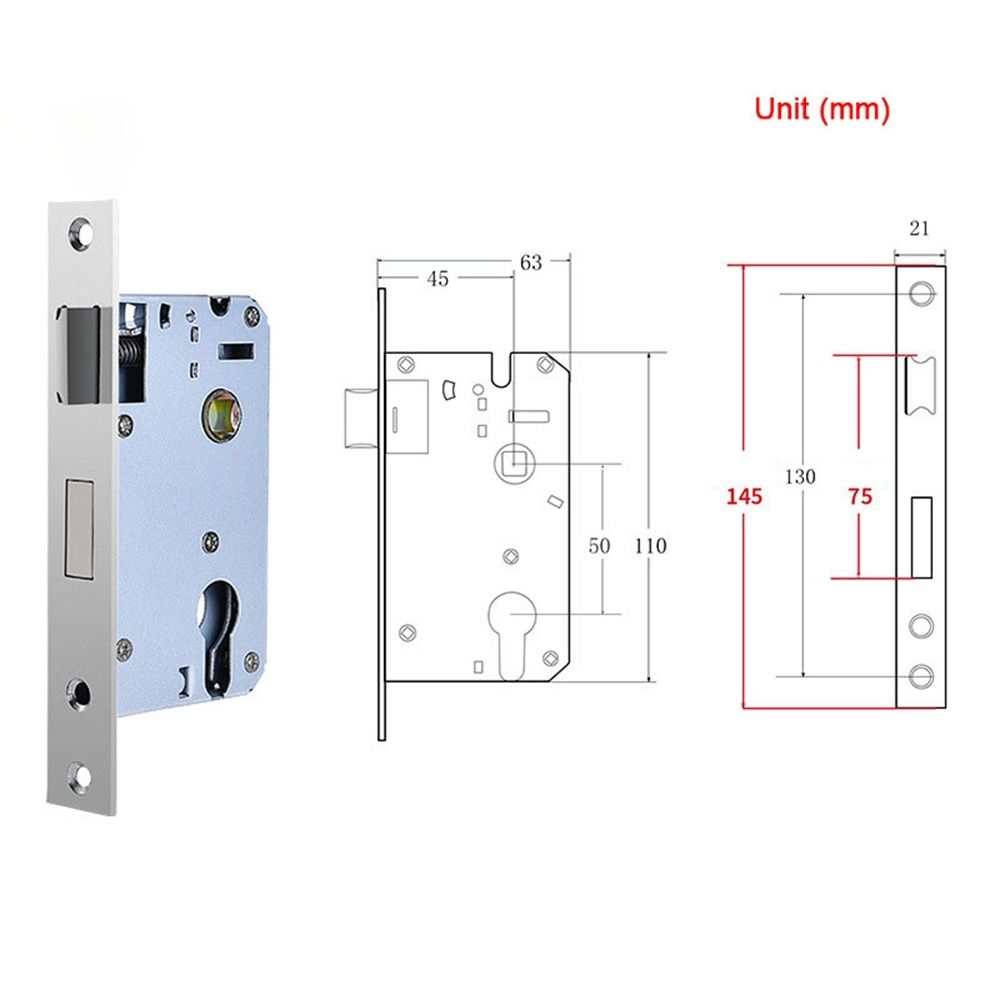 Цилиндр дверного замка из нержавеющей стали, замок с дверной ручкой, новый дверной замок, корпус двери