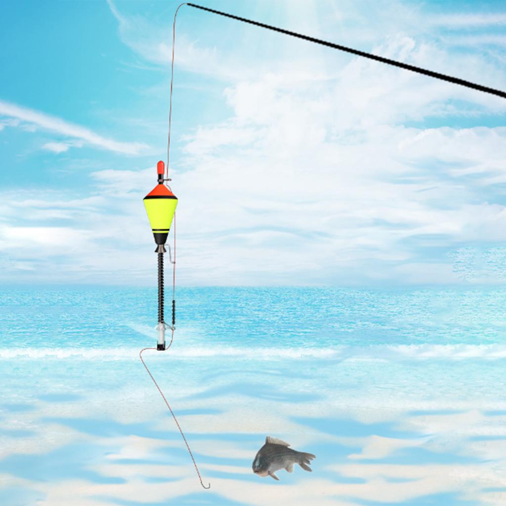 Автоматический рыболовный поплавок Быстрый поплавок Рыбалка Автоматический крючок Светящийся поплавок Поплавочное устройство для морской рыбалки Рыболовные аксессуары