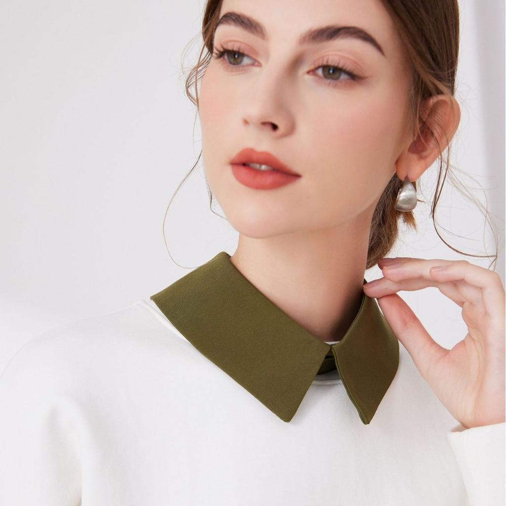 Повседневный лацканный фальшивый воротник, аксессуары, съемный воротник для рубашки для женщин, свитер, ложный воротник, лацкан, верхняя одежда, шейные платки, галстуки