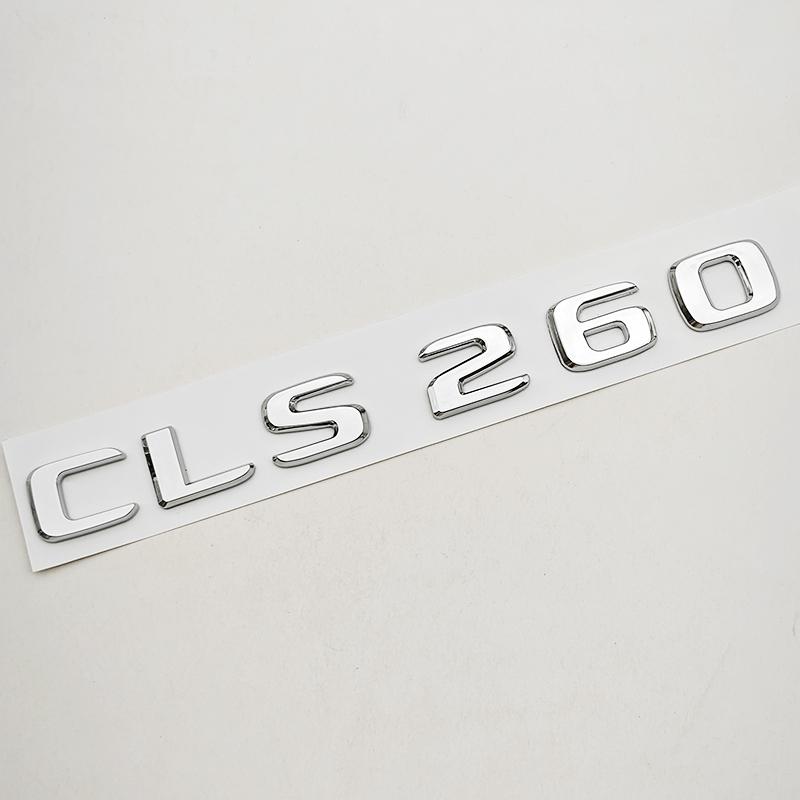 AATB1 3D ABS Наклейка на автомобиль Логотип CLS260 CLS300 CLS400 Задний багажник Буквы Значок Шильдик Для Mercedes Benz Серии CLS CLS350 CLS500 Аксессуар