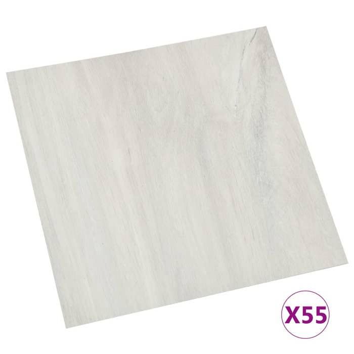 VidaXL 55x Self-Adhesive Floor Planks Flooring Floor Tile Living Room Sitting Room Bedroom House 324656