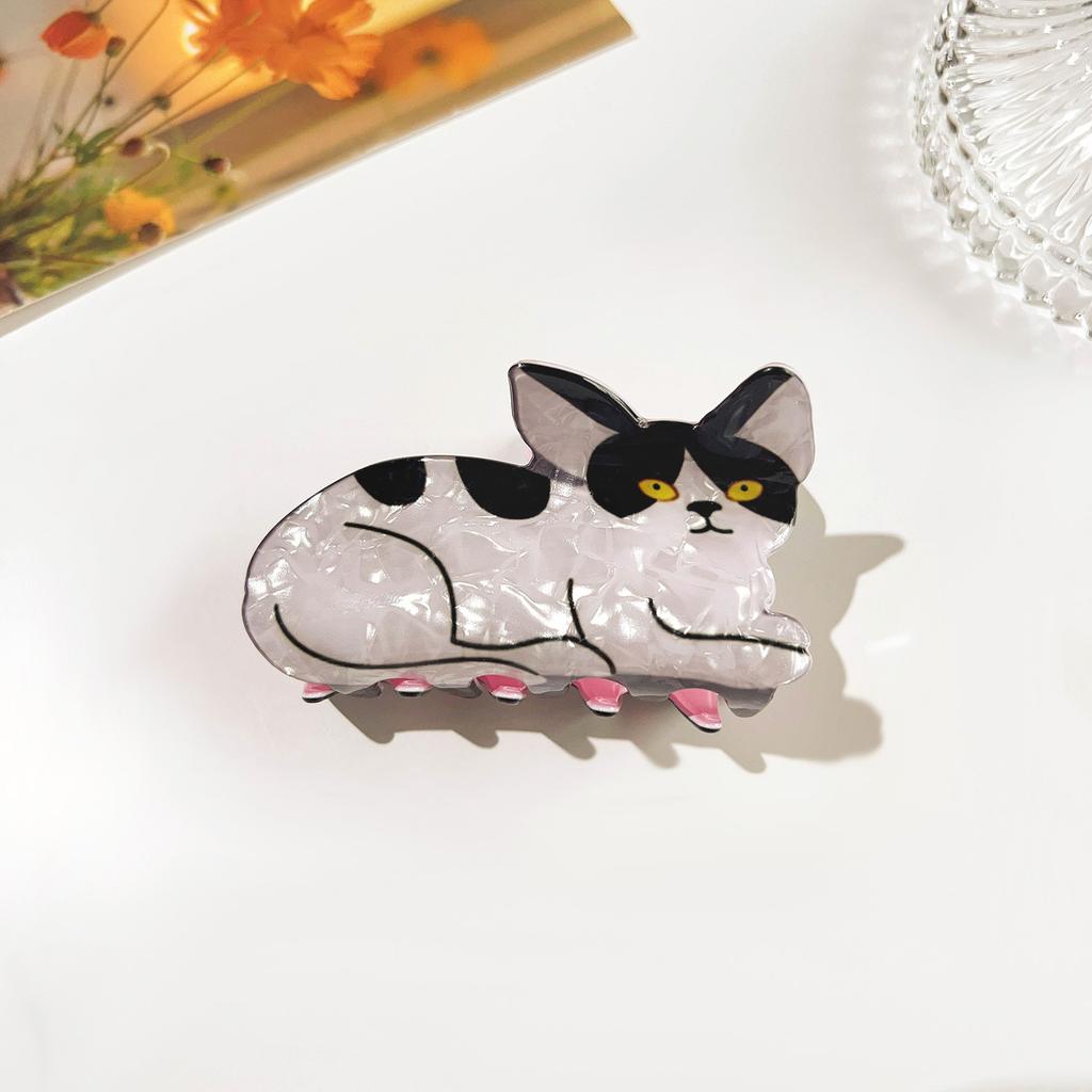 1 шт. Новый милый акриловый зажим для волос с животным, зажим-акула, высококачественный аксессуар для волос, зажим-краб, зажим для затылка, заколка для волос