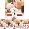 Cute Dog Plush Keychain With Soft Short Pile For Kids And Collectors