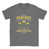 Unisex TShirts Hello Darkness My Old Friend  Novelty  Cotton Tee Shirt Short Sleeve  T Shirt Crew Neck Clothing Plus Size