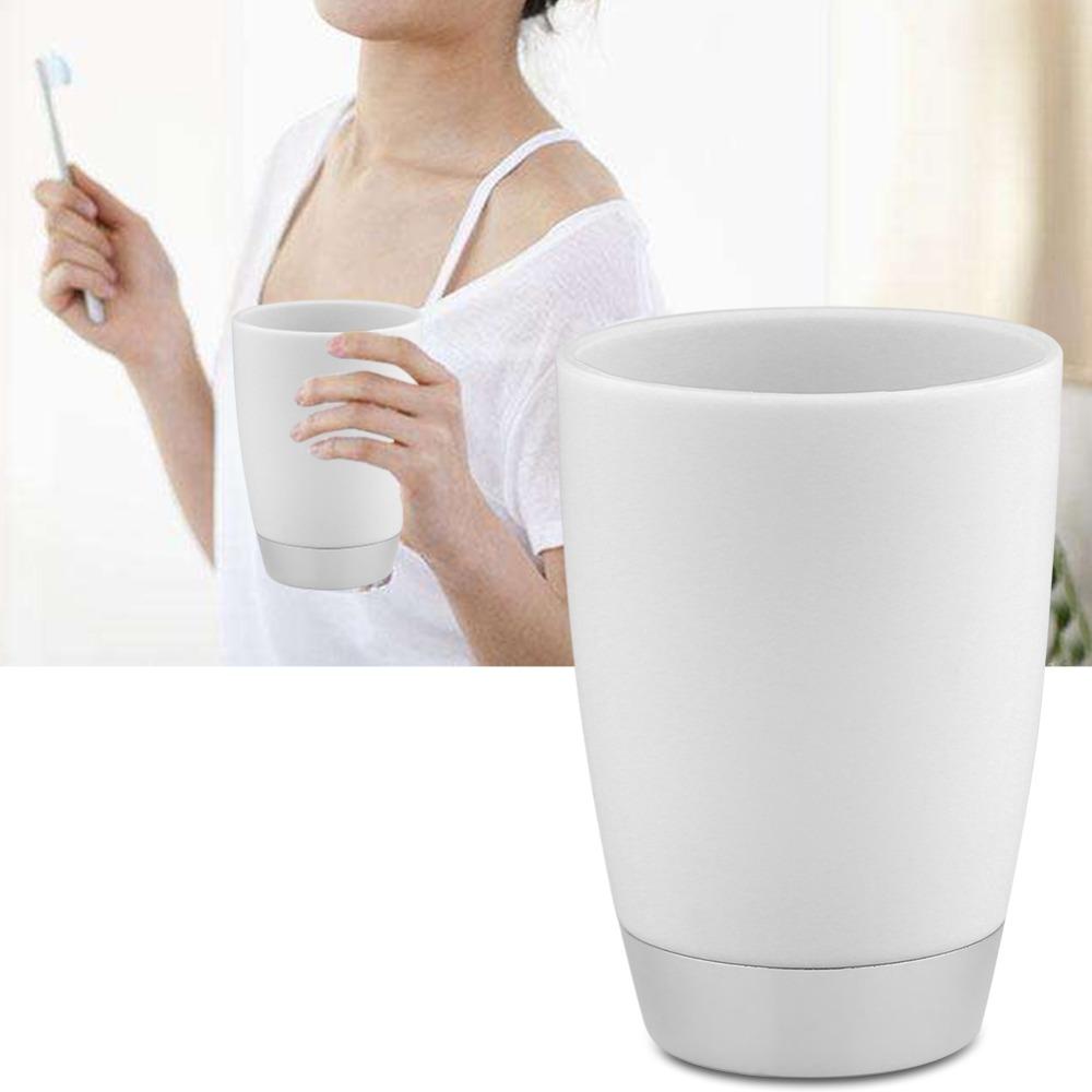 4 Piece Includes Cup Toothbrush Holder Soap Dish Bathroom Accessories Set  Home Storage