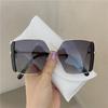 Square Sunglasses Women 2024 Vintage Brand Oversize Women's Sun Glasses Black Female Glasses Men.s UV400 Gafas De Sol