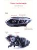 Светодиодная фара Honda 15-18 XRV с дневными ходовыми огнями и биксеноновым проектором