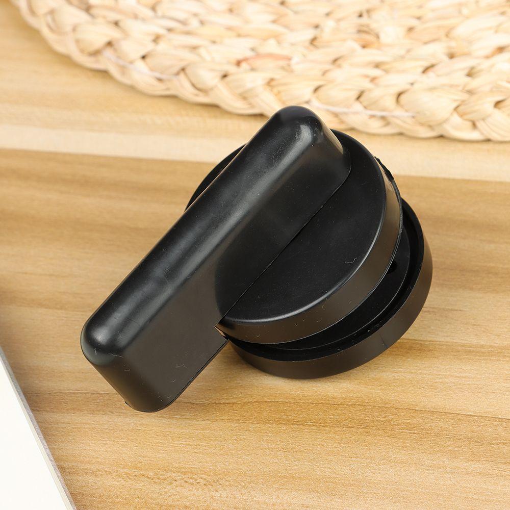 Bathroom Nylon Plastic Public Toilet Black Door Lock Handle Indicator Lock