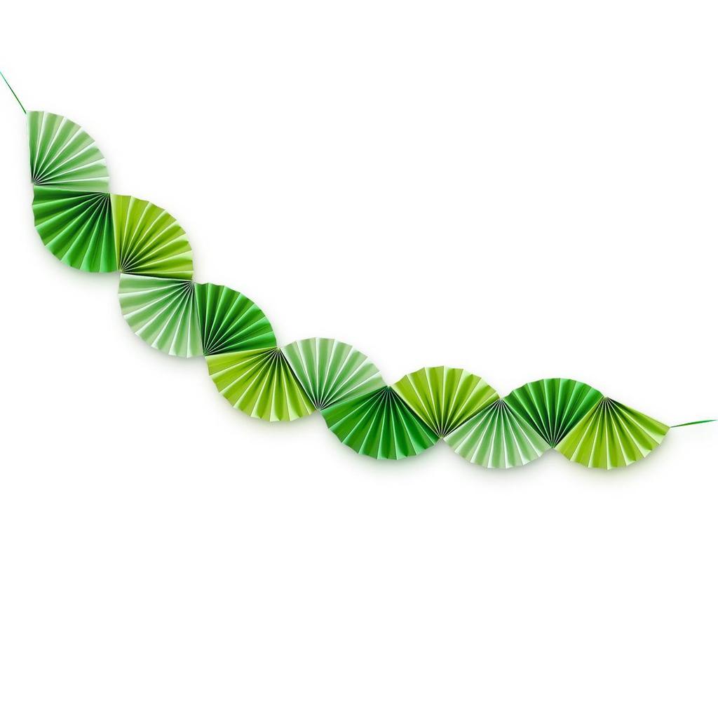 Бумажные украшения в виде вееров для дня рождения: Подвесные украшения и вымпелы