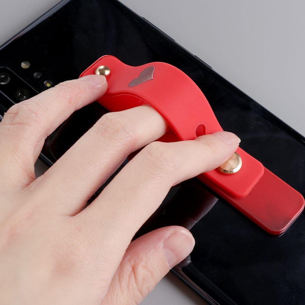 Силиконовый браслет на руку с кольцом для пальца, подставка, держатель для телефона, Push Pull