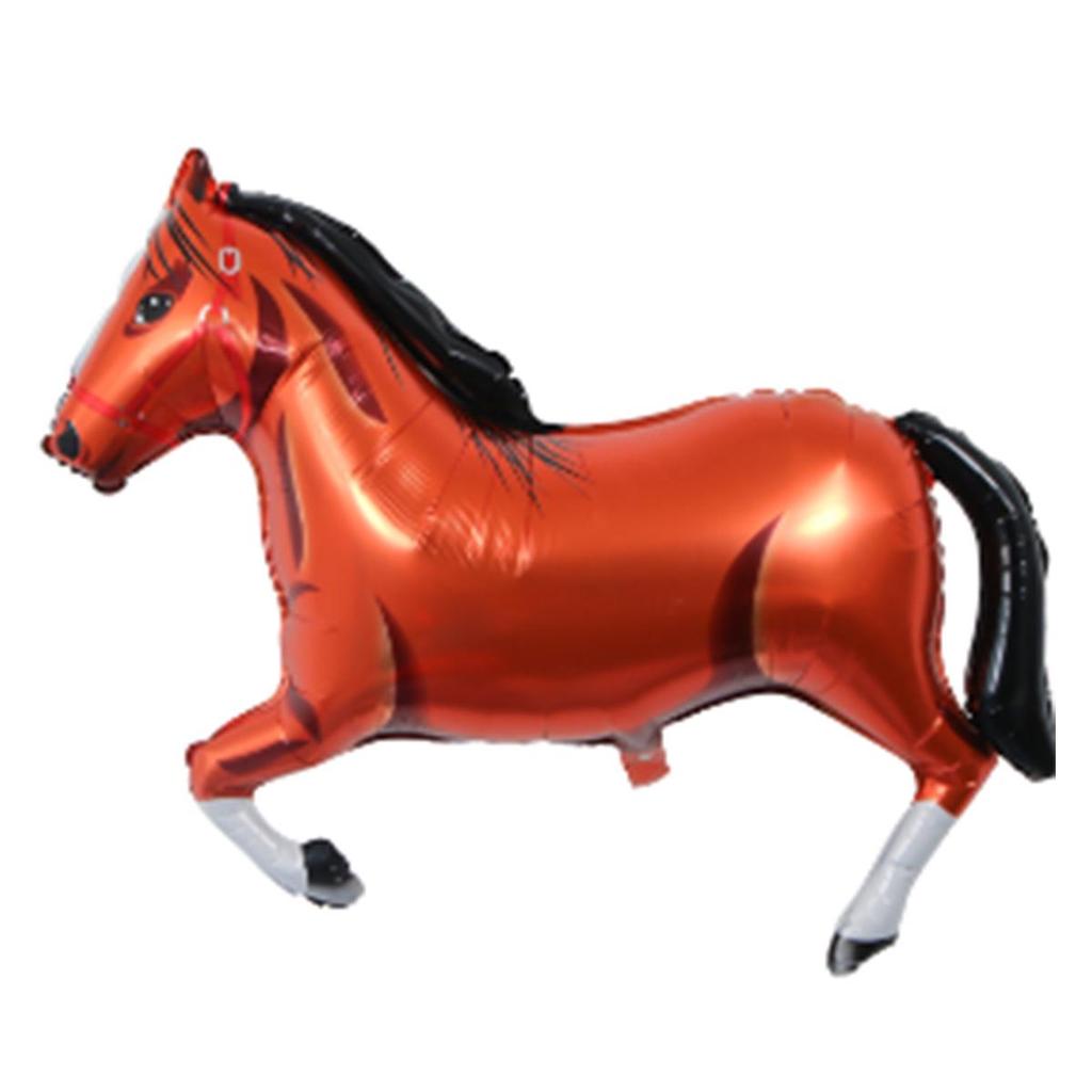 Украшение воздушными шарами в виде мультяшной лошади для детского дня рождения