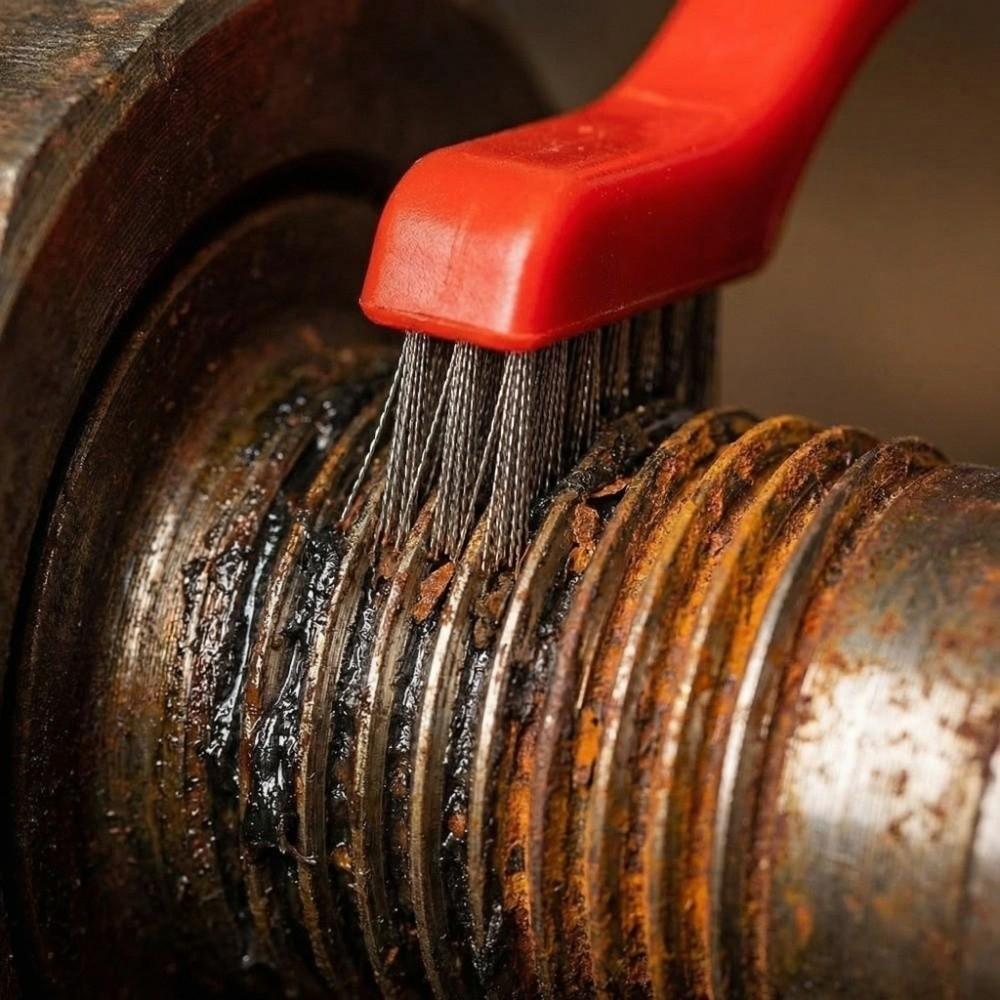 3PCS Double Head Wire Brush Set Mini Size Cleaning Wire Brush  Metal Surface Polishing