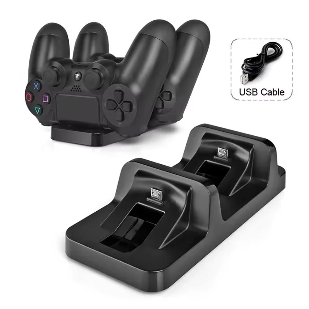 Dual Charge Dock for Ps4 Controller Charging Stand Holder for Sony Playstation 4 Wireless Gamepad Controle Charger Base
