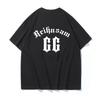 New Summer Oversized Men T Shirt Pure Cotton Letter Print Women T-Shirts High Quality Fashion Vintage Unisex Tee