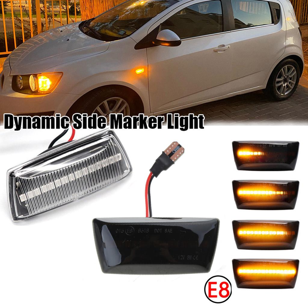 Turn Signal Light LED Dynamic Side Indicator Flowing Side Easy Installation Compatible for Astra H MK5 MK2 MK4 MK5 MK1