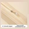 Breathable Mesh Portable Toiletry Pouch Large Capacity Coin Purse Wash Bags  Toiletries Storage