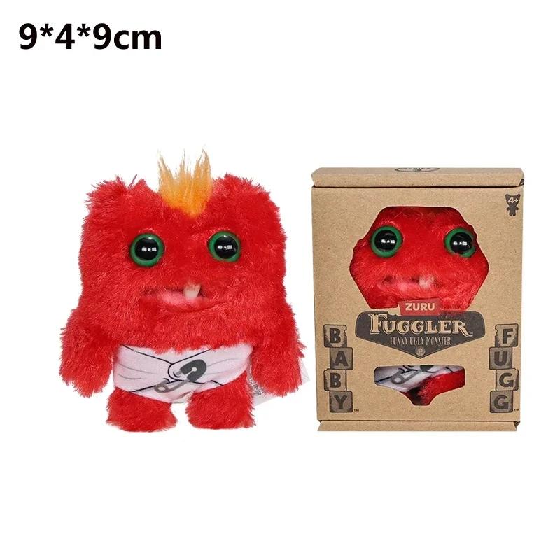 Плюшевая серия Fuggler Baby Мистер Иголки Смешной Уродливый Монстр Фуггс Манч Бешеный Кролик Широкоглазый Странный Мягкая Игрушка Кукла Подарок 9СМ