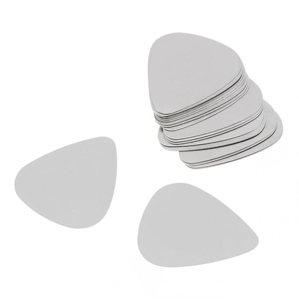 20 шт. медиаторы для гитары 0,3 мм из нержавеющей стали, электрогитара, бас-медиатор с держателями для медиаторов