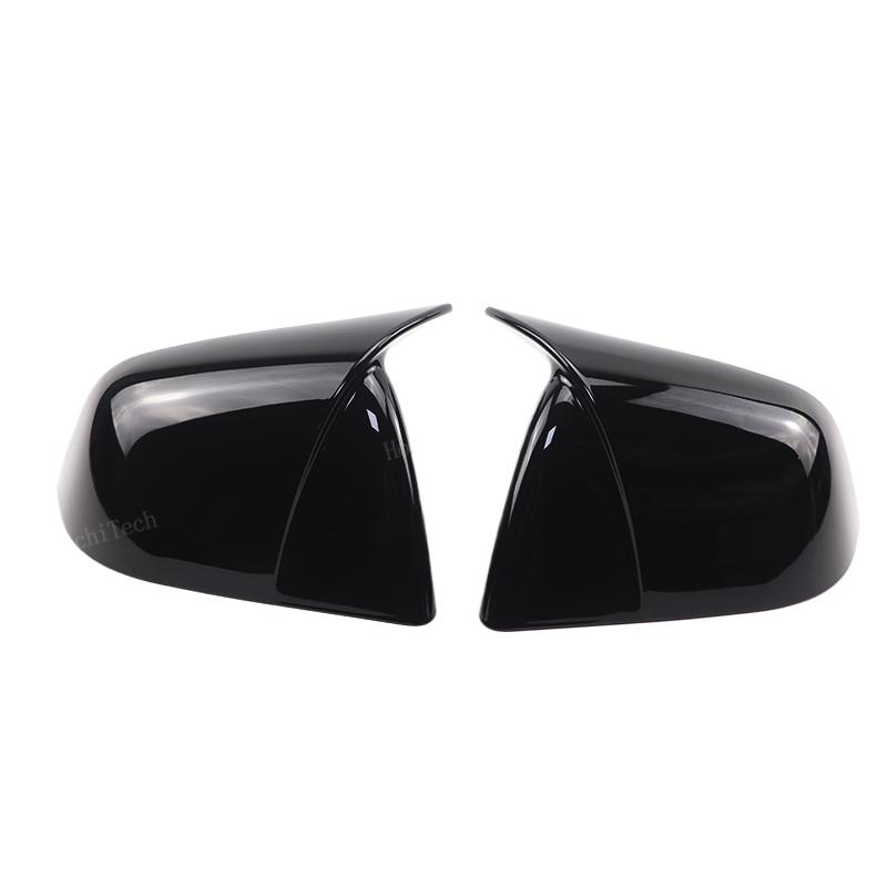 High quality ABS Carbon Fiber Horned Style Side Rear View Mirror Cover Cap for Tesla Model 3 Y 2017 -2023