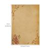 8 Pieces Antique Colored Printed Writing Paper Kraft Writing Stationery Papers Mail Paper