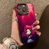 H-Hazbin Hotel N-Niffty Чехол для телефона для iPhone 17,16,15,14,13,12,11 Plus,Pro Max,XS,Цветной Серебряный Внутренний Чехол