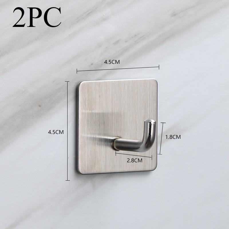 2 шт. липкие настенные крючки, крючки для халатов в ванной комнате, кухонные крючки, крючки для шляп, липкие крючки, крючки для хранения, для ключей от полотенец, вешалка для ткани, дверца