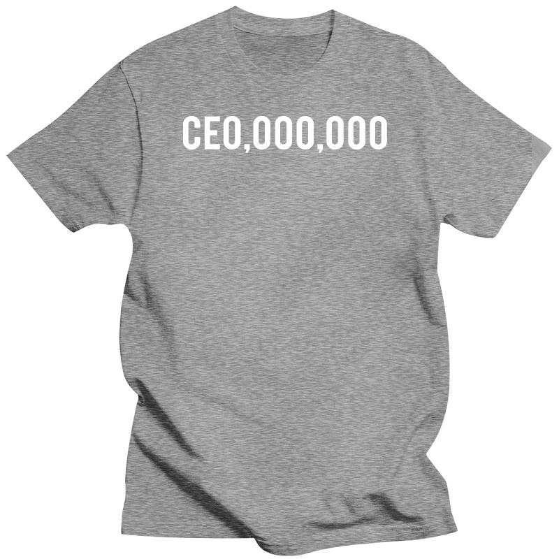 Генеральный директор Миллионеров $Ceo, Ооо, Ооо - Ce0,000,000 Фитнес Футболка без этикетки Креативная футболка Харадзюку Мужская футболка с принтом Круглый вырез
