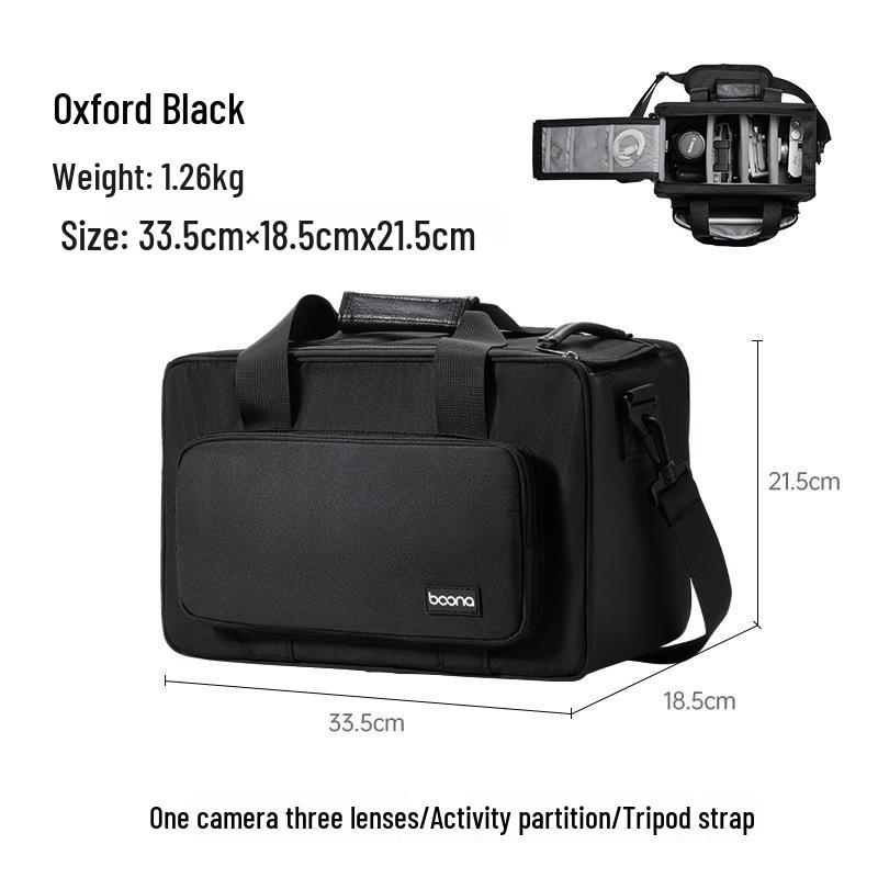 Сумка кроссбоди для беззеркальной камеры DSLR для Canon, Sony, Fujifilm – Одноплечная сумка для объектива