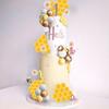 Bee Cake Decorations Honey Decorations Bee Cupcake Toppers Daisy Flower Cake Topper for Baby Shower Birthday Bridal Shower
