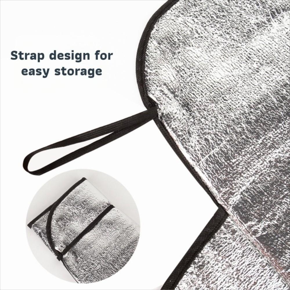 Snow Ice Sun Protection Frost Guard Protector Aluminum Film Car Windshield Snow Cover Cars
