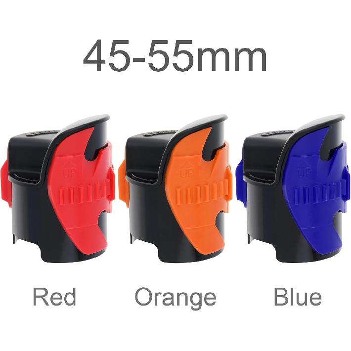 Windance Pack of 3, Motorcycle Fork Seal Saver Cleaner 45mm-55mm,Front Fork Seal Clean Tool, Shock Repairing Absorber Tool (Red+Blue+Orange)